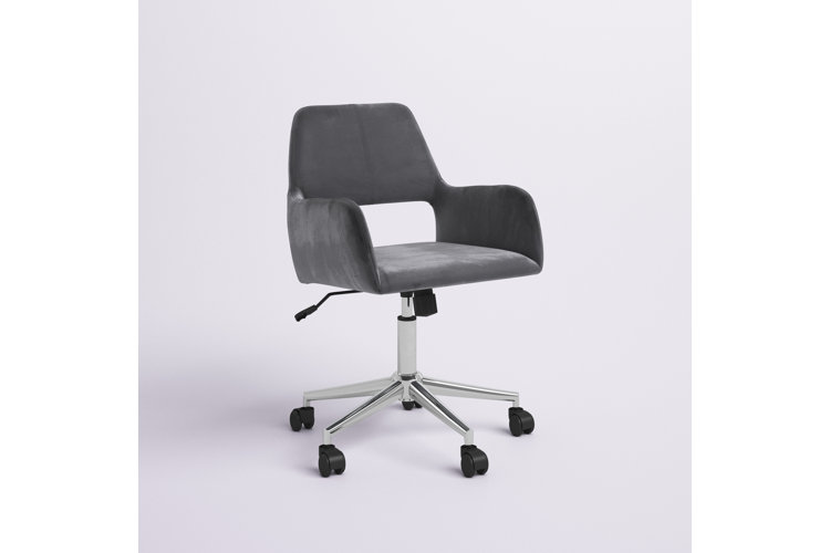 Wayfair grey desk online chair